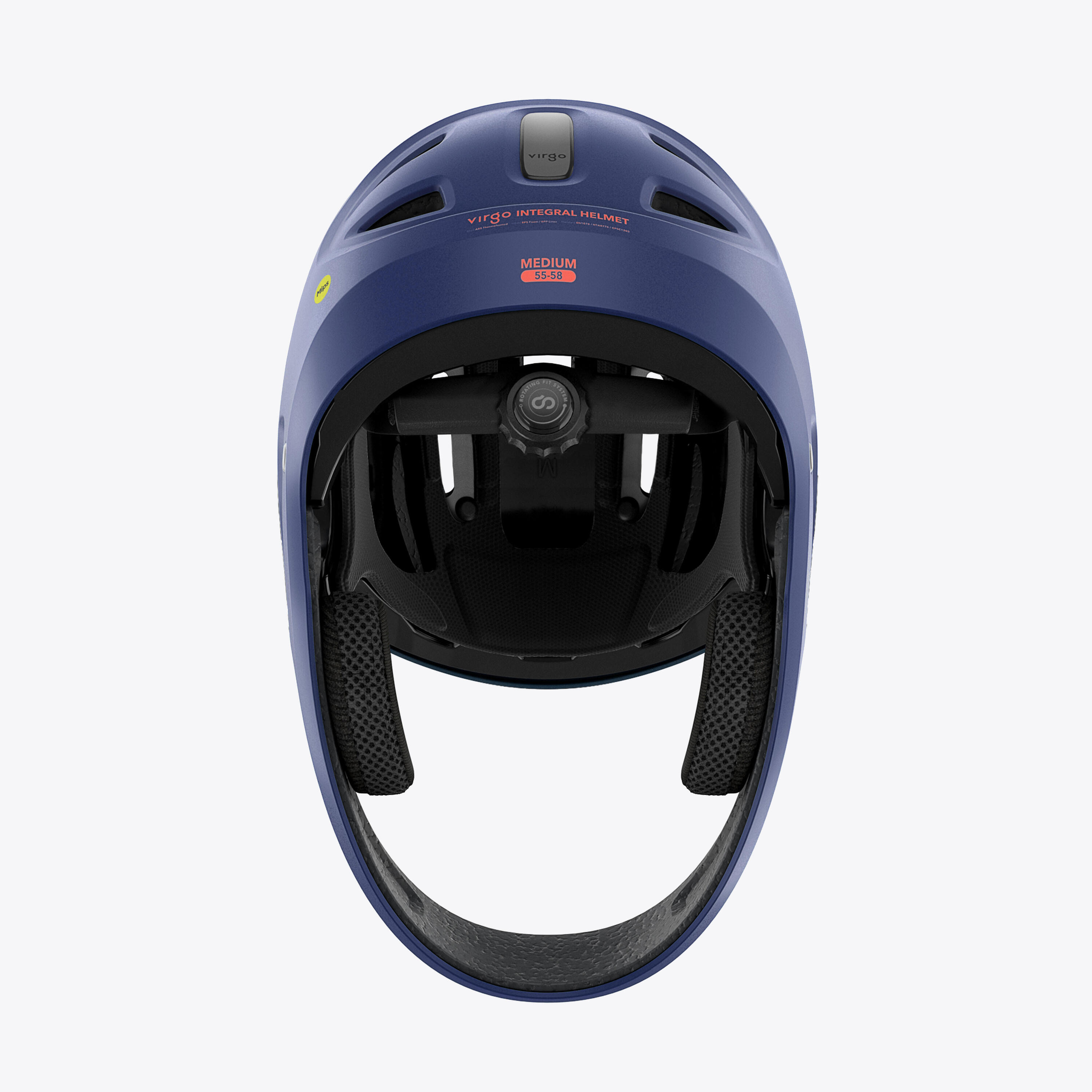 Virgo Kid Azul - Casco integral para niños 3/9