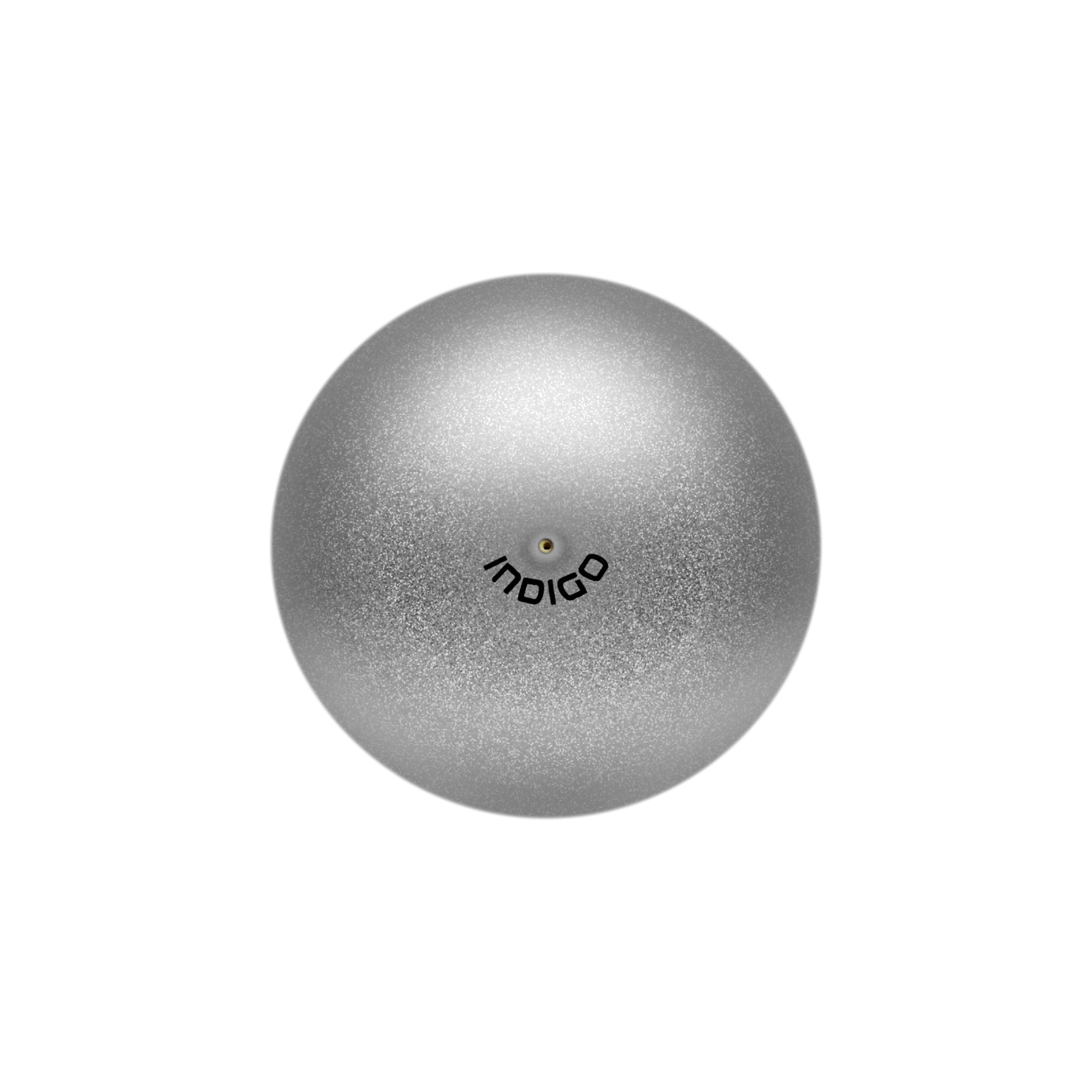 Bola com glitter 400 g indigo 19 cm prata