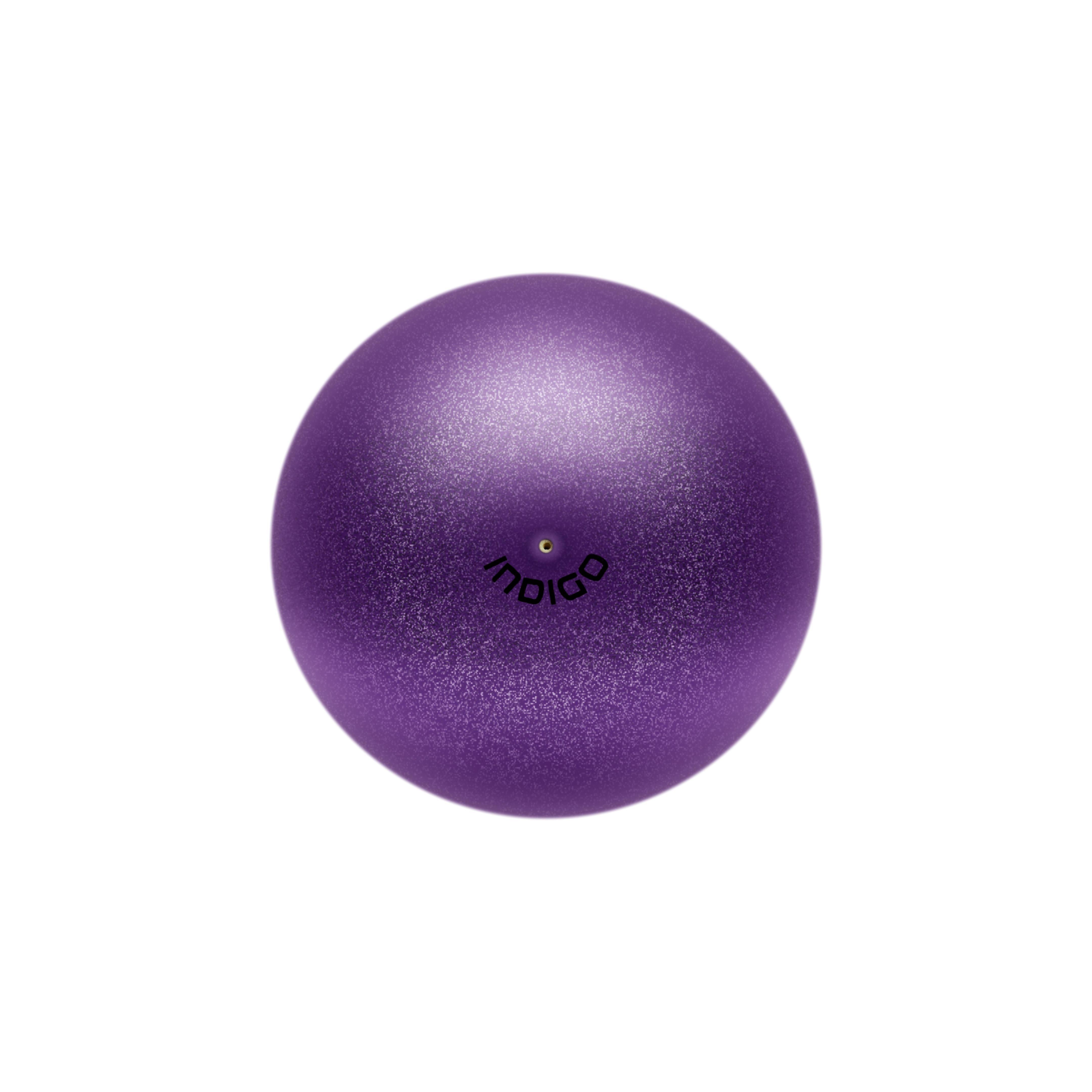 Bola com glitter 300 g indigo 15 cm violeta