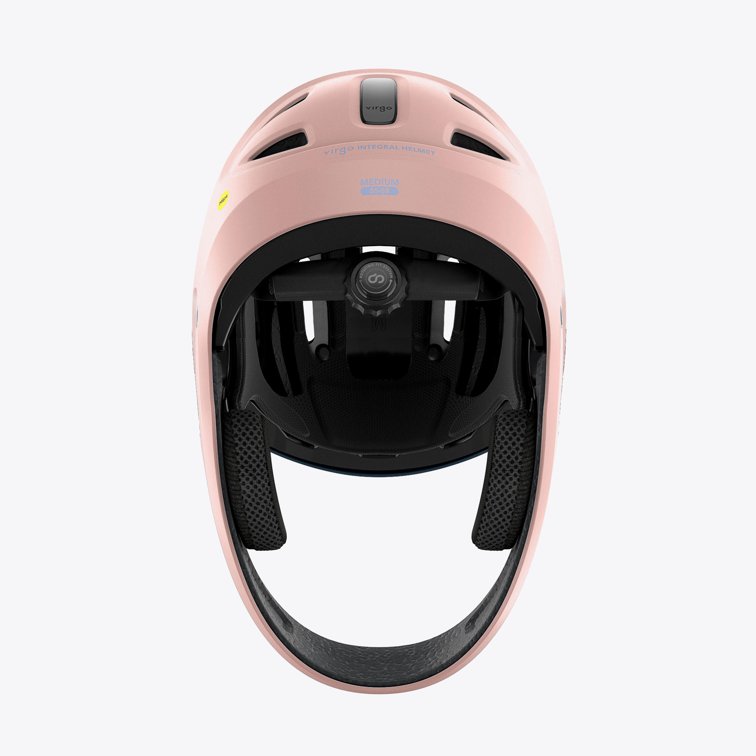 Virgo Kid Rosa - Casco integral para niños 3/9