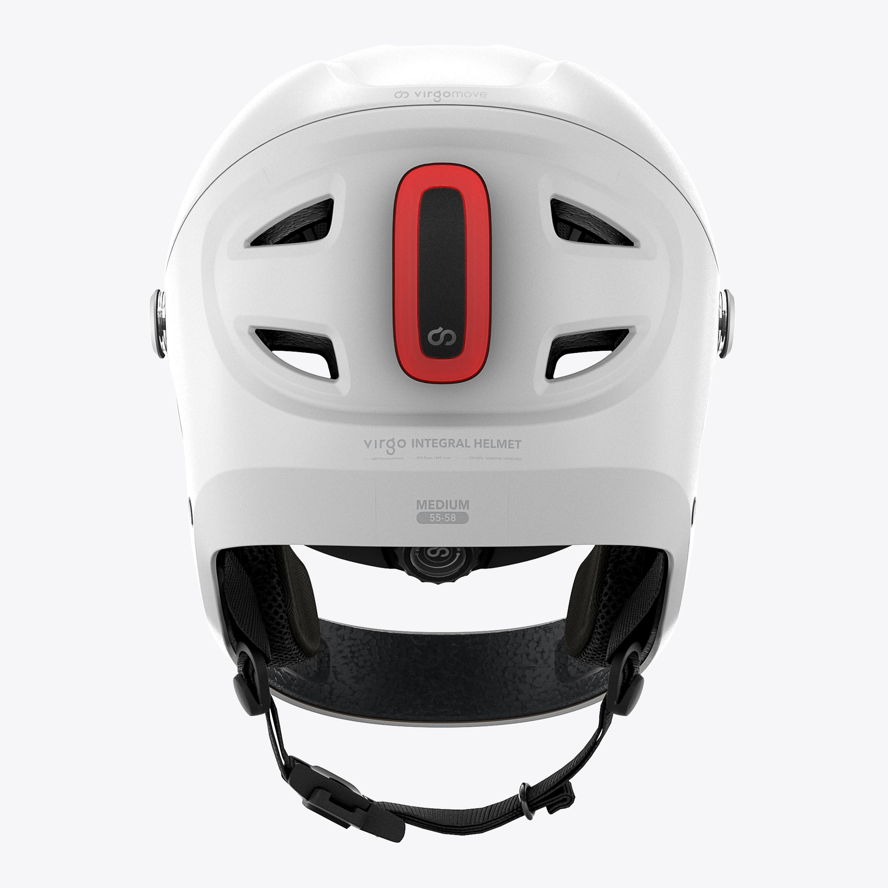 Kinderhelm geïntegreerde fietshelm met afneembare kinbescherming ( S 48-53cm