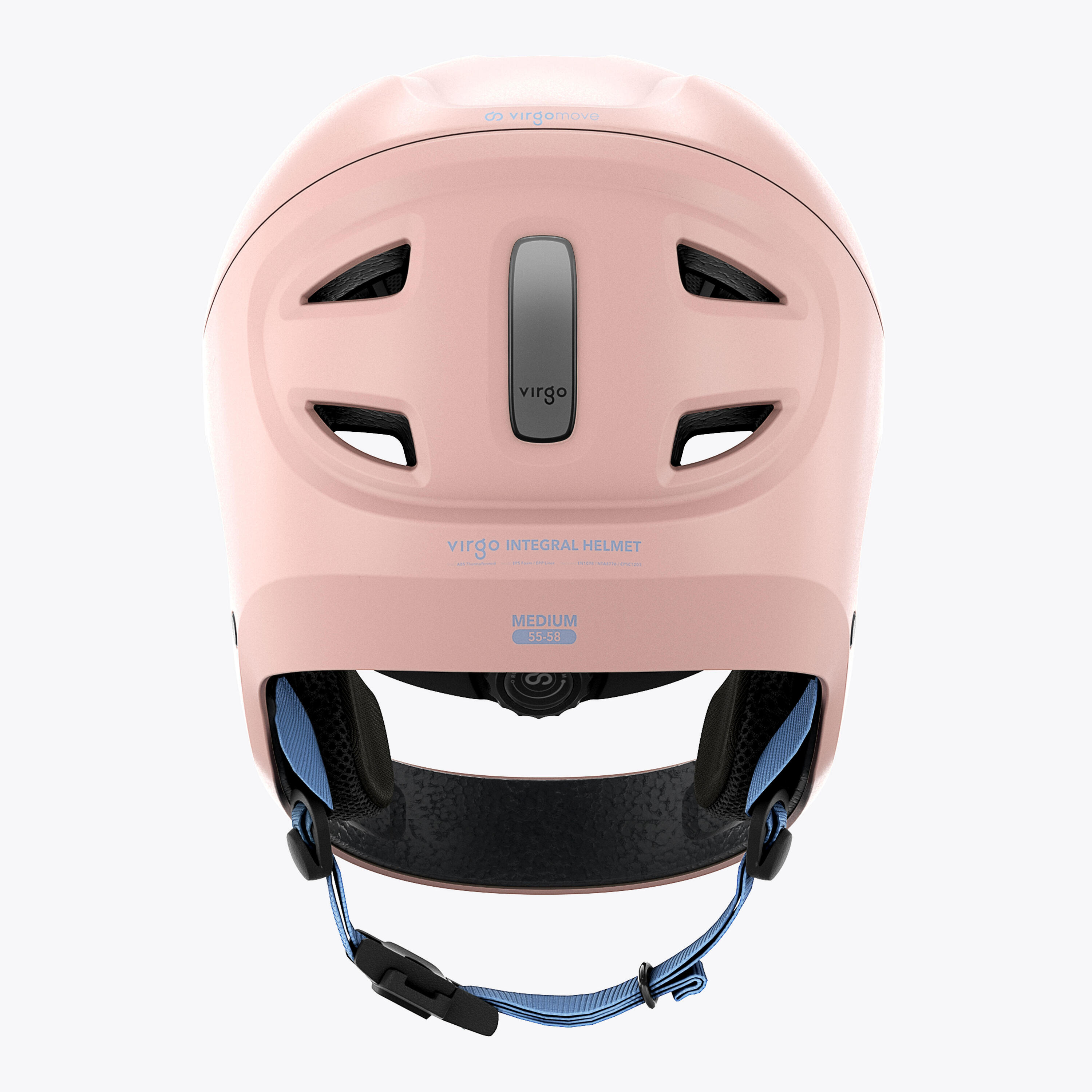 Virgo Kid Rosa - Casco integral para niños 4/9