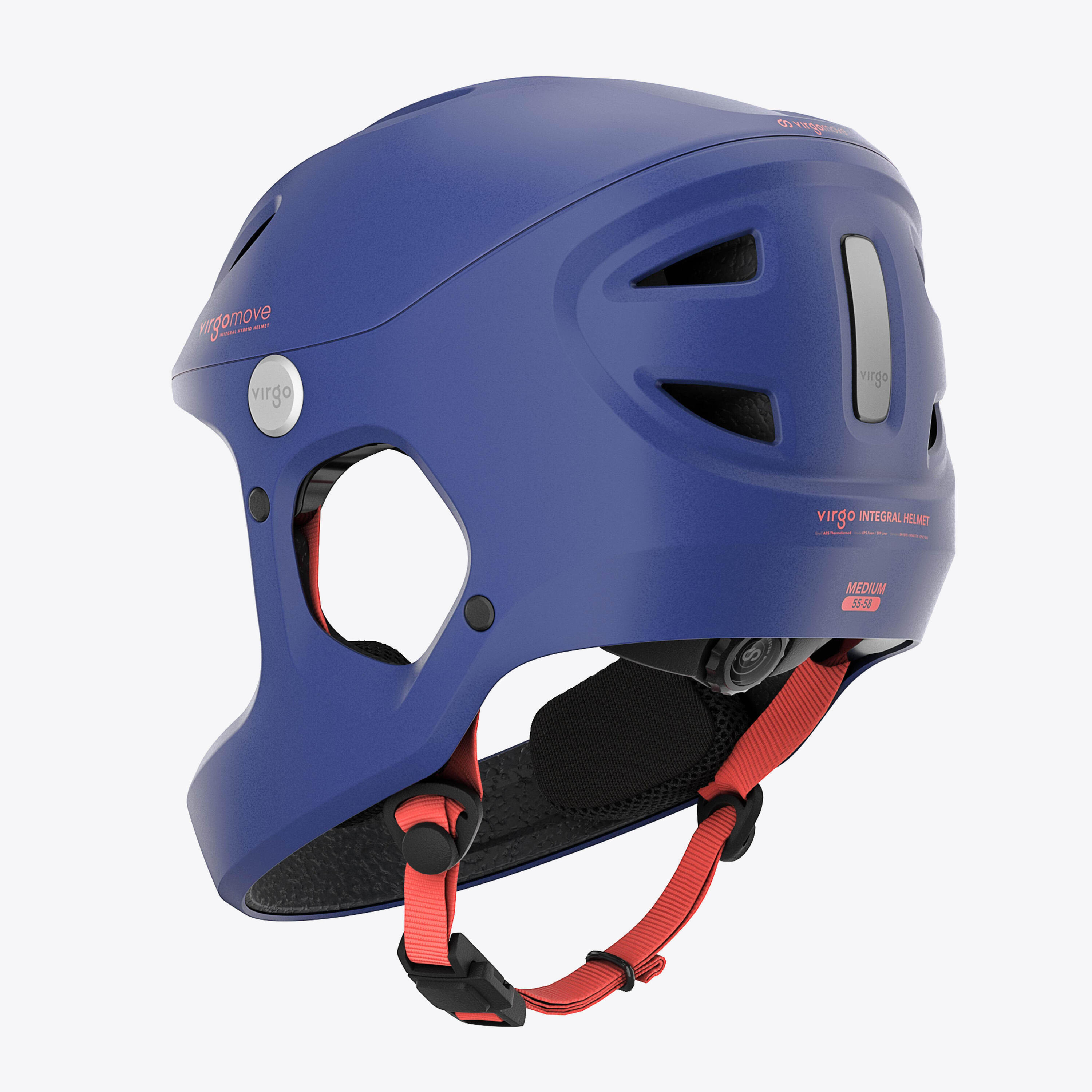 Virgo Kid Azul - Casco integral para niños 2/9