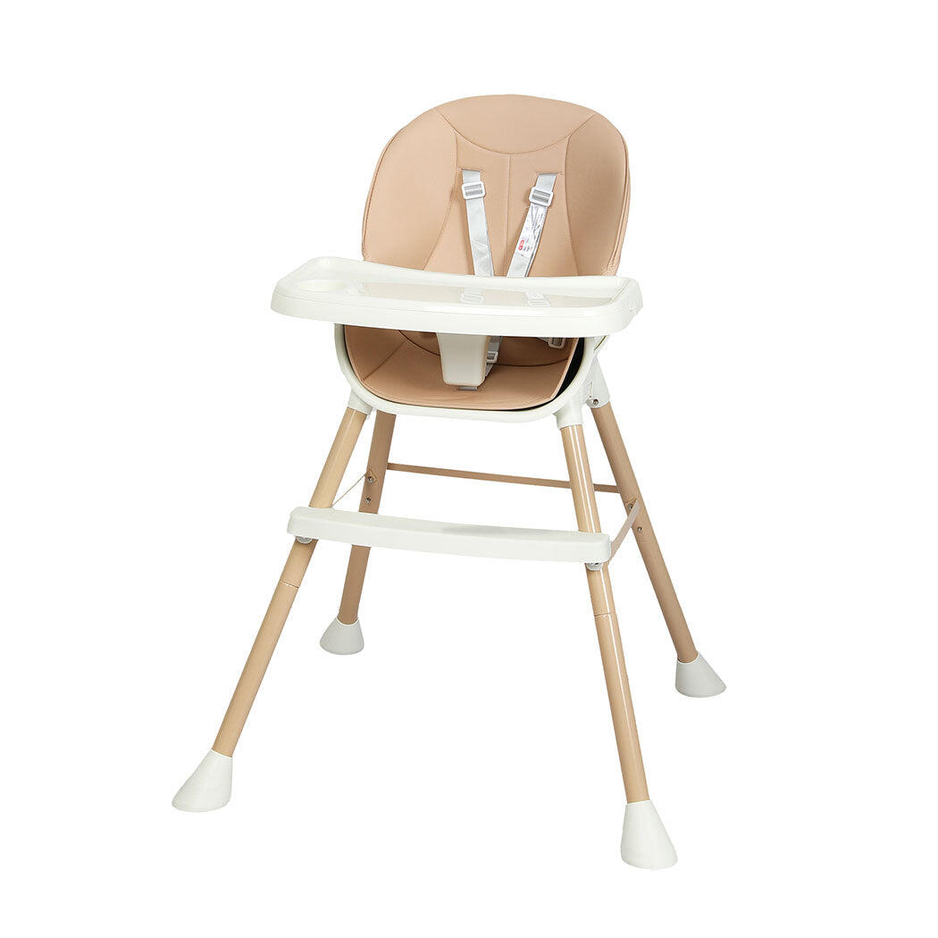 BoPeep   4 in 1 Baby High Chair Convertible Toddler Table Chair Set - Pink