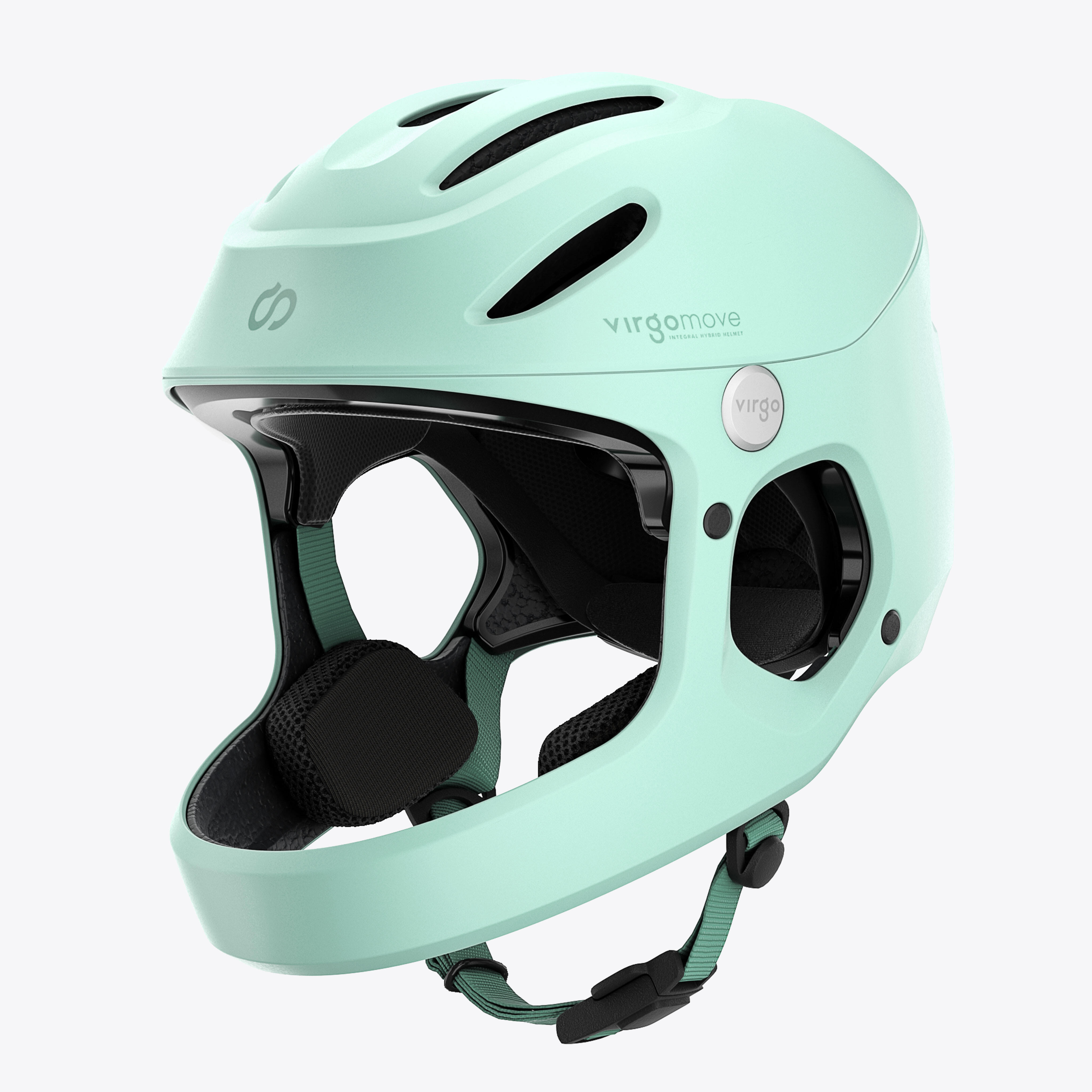 Virgomove - Virgo Kid Vert - Casque Intégral Enfant - Casque - Vert - Decathlon