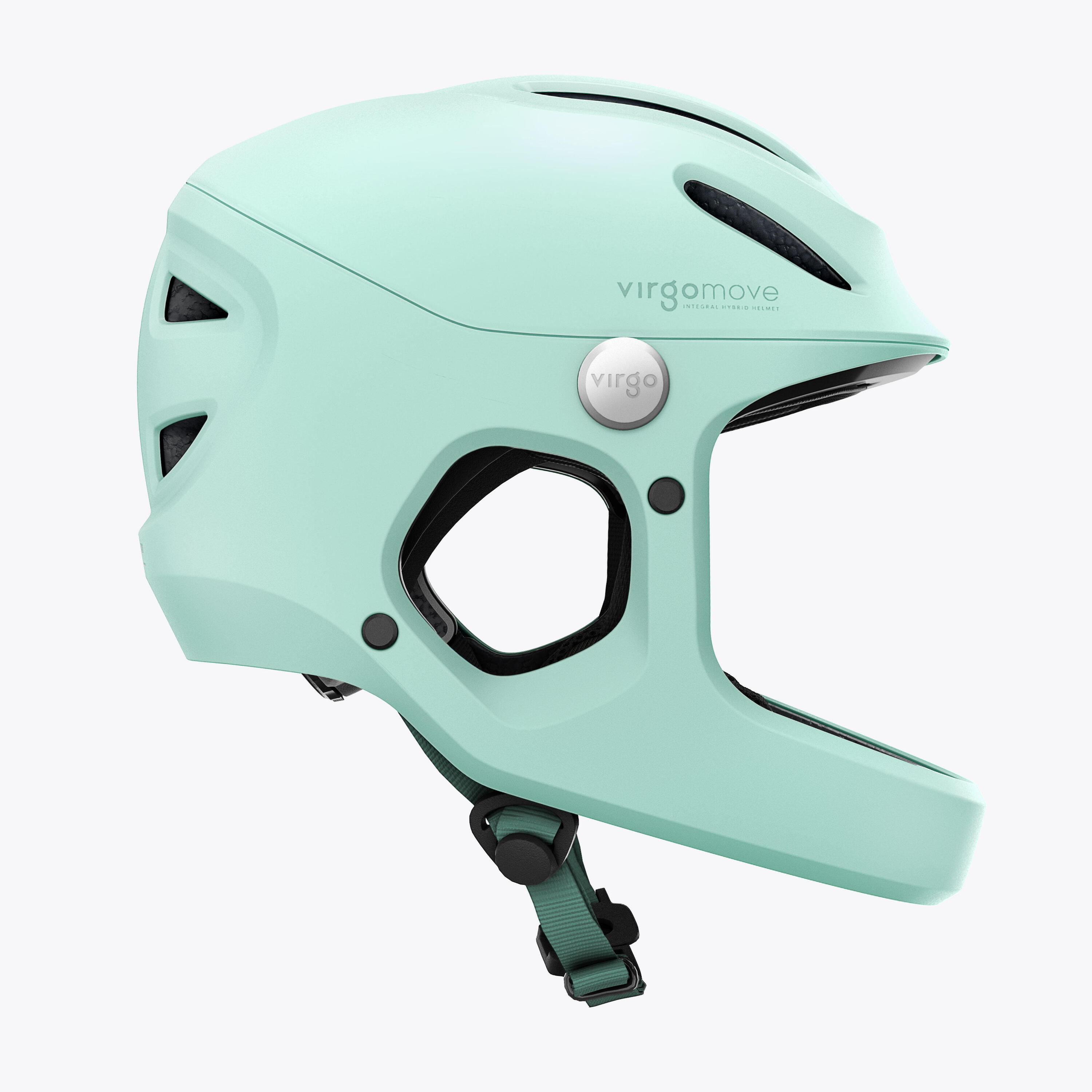 Virgo Kid Verde - Casco integral para niños 5/9