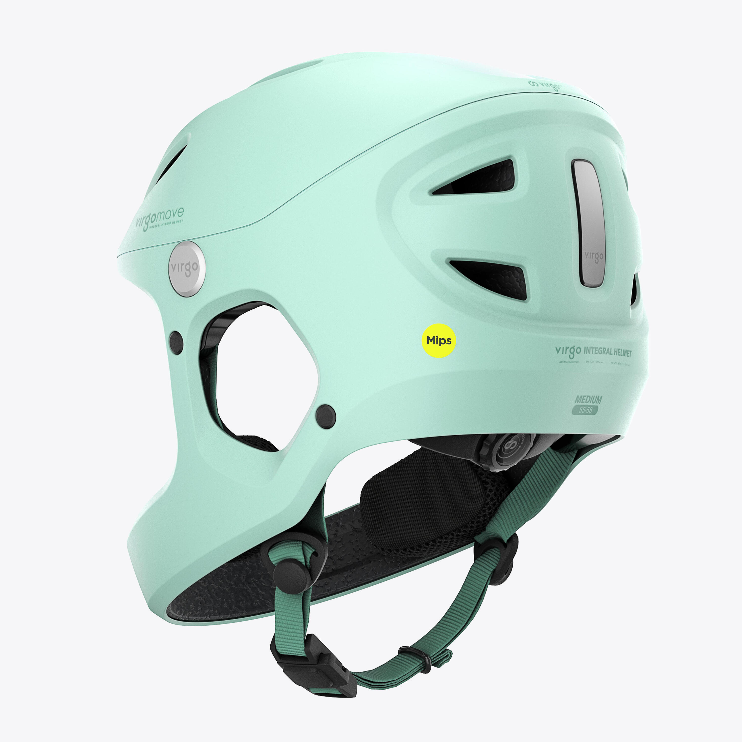 Virgo Kid Mips Vert - Casque intégral Enfant 2/9