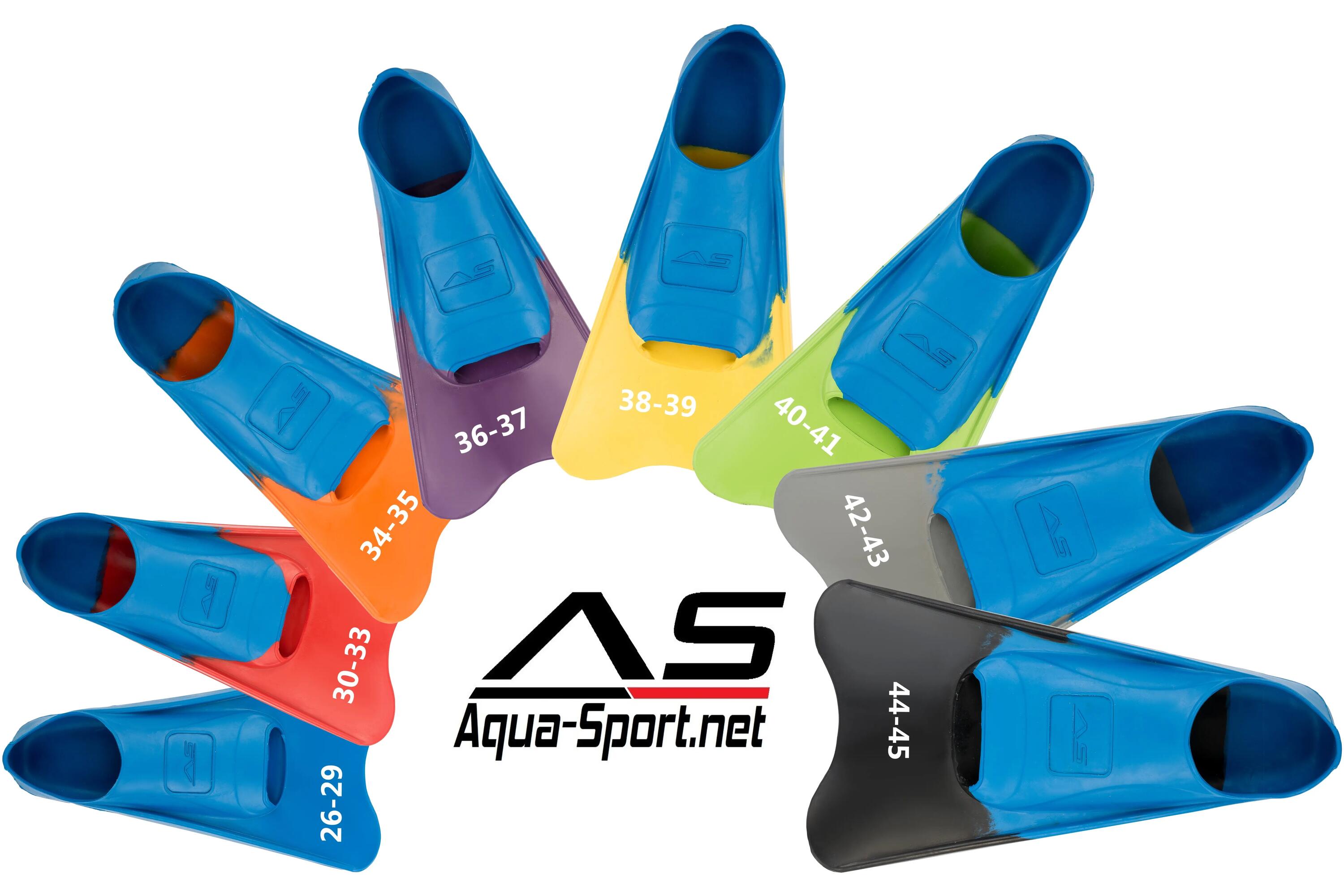 Płetwy treningowe do pływania krótkie pióro Aqua-Sport Blade 4/5