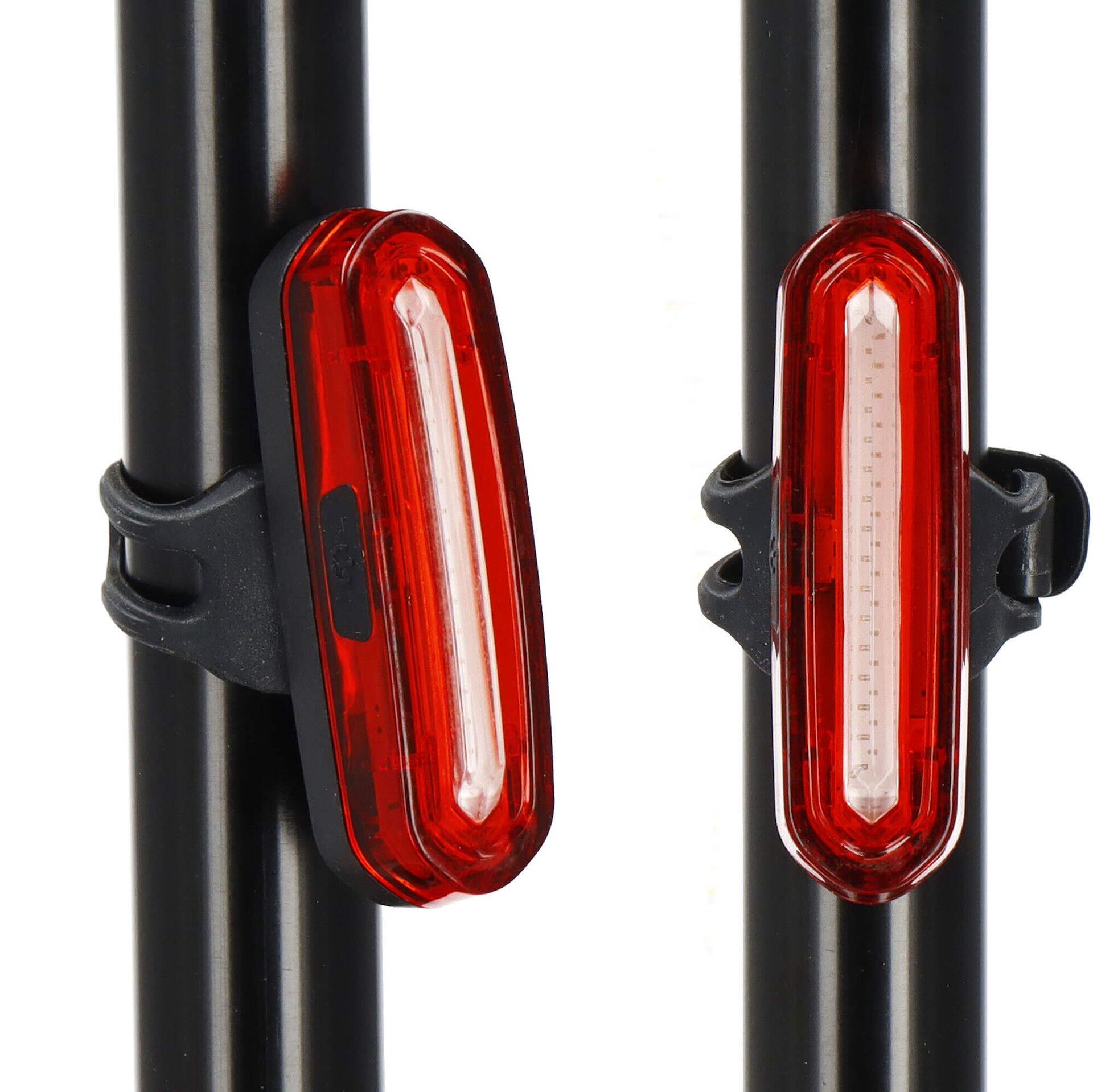 Lampka rowerowa tylna Springos 50 lumenów USB led 5/7