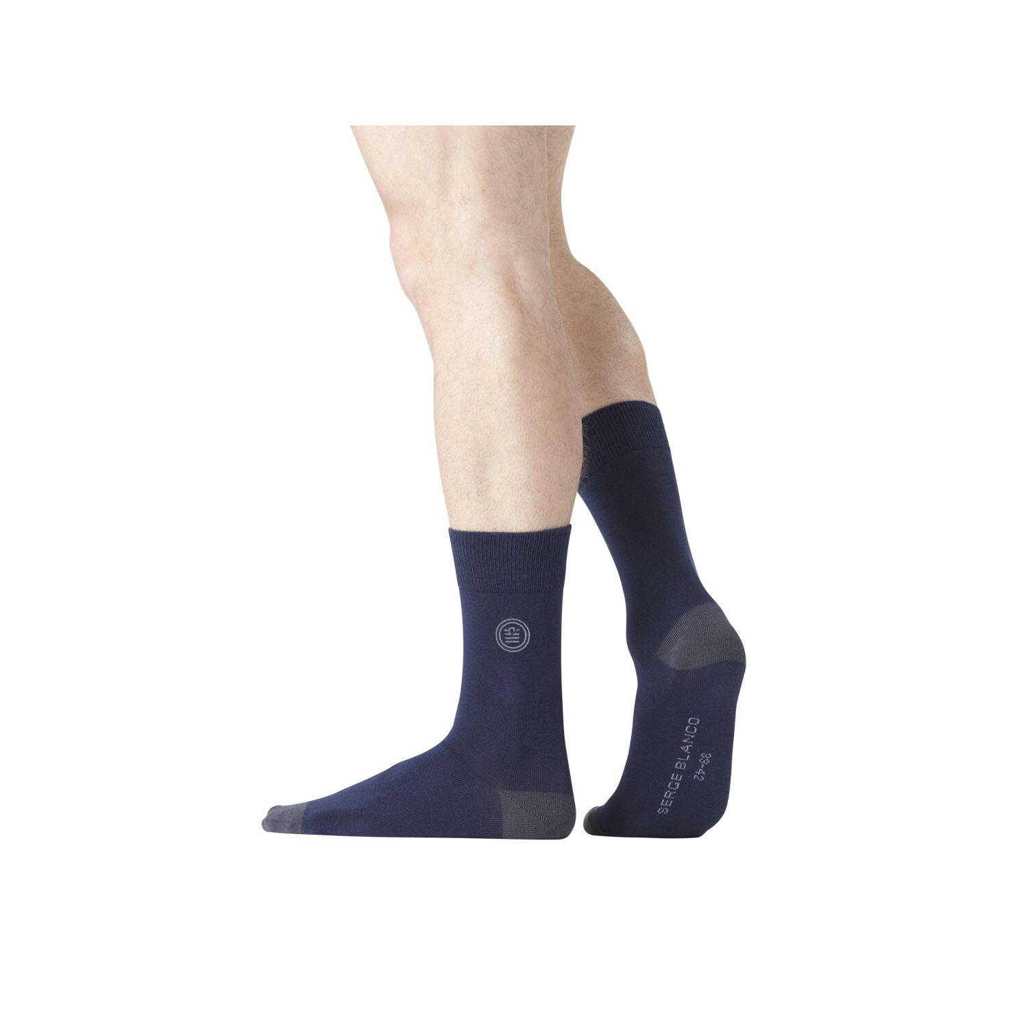 Lot de 6 Paires de Chaussettes de ville coton homme 2/5