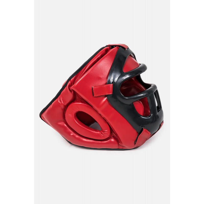 Casca ARMURA cu grilaj Dominator 2.0 Rosie