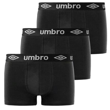 Lot de 3 Boxers coton uni homme