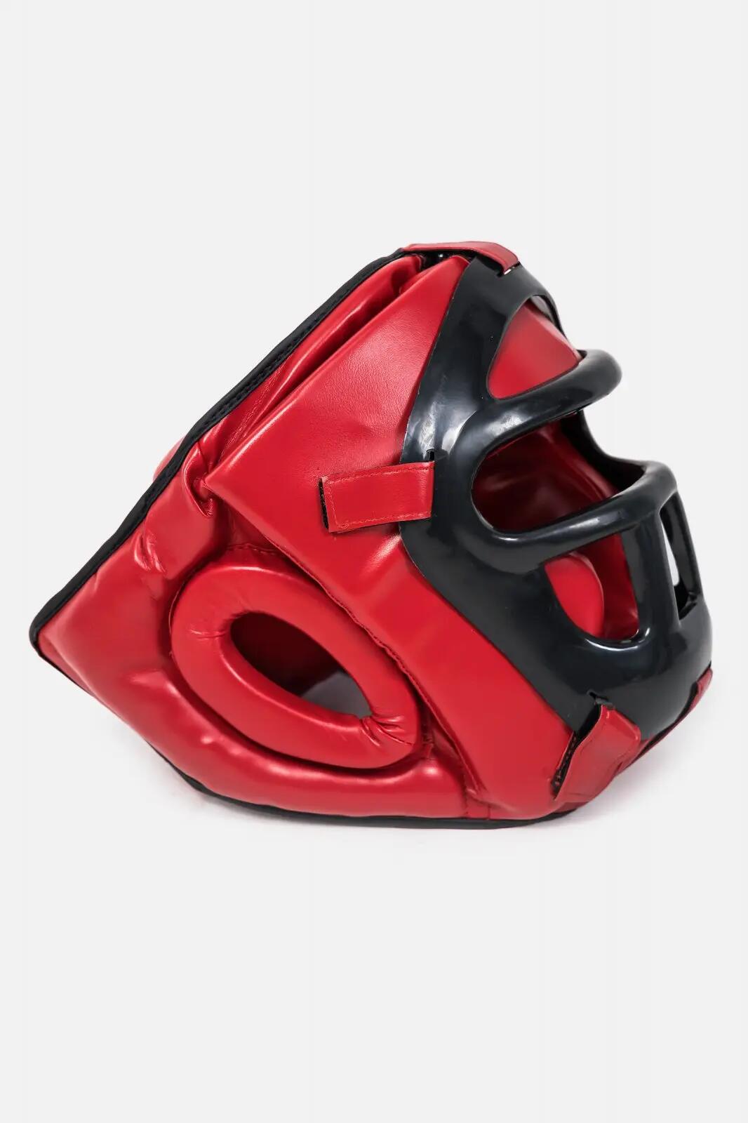 Casca ARMURA cu grilaj Dominator 2.0 Rosie 2/6