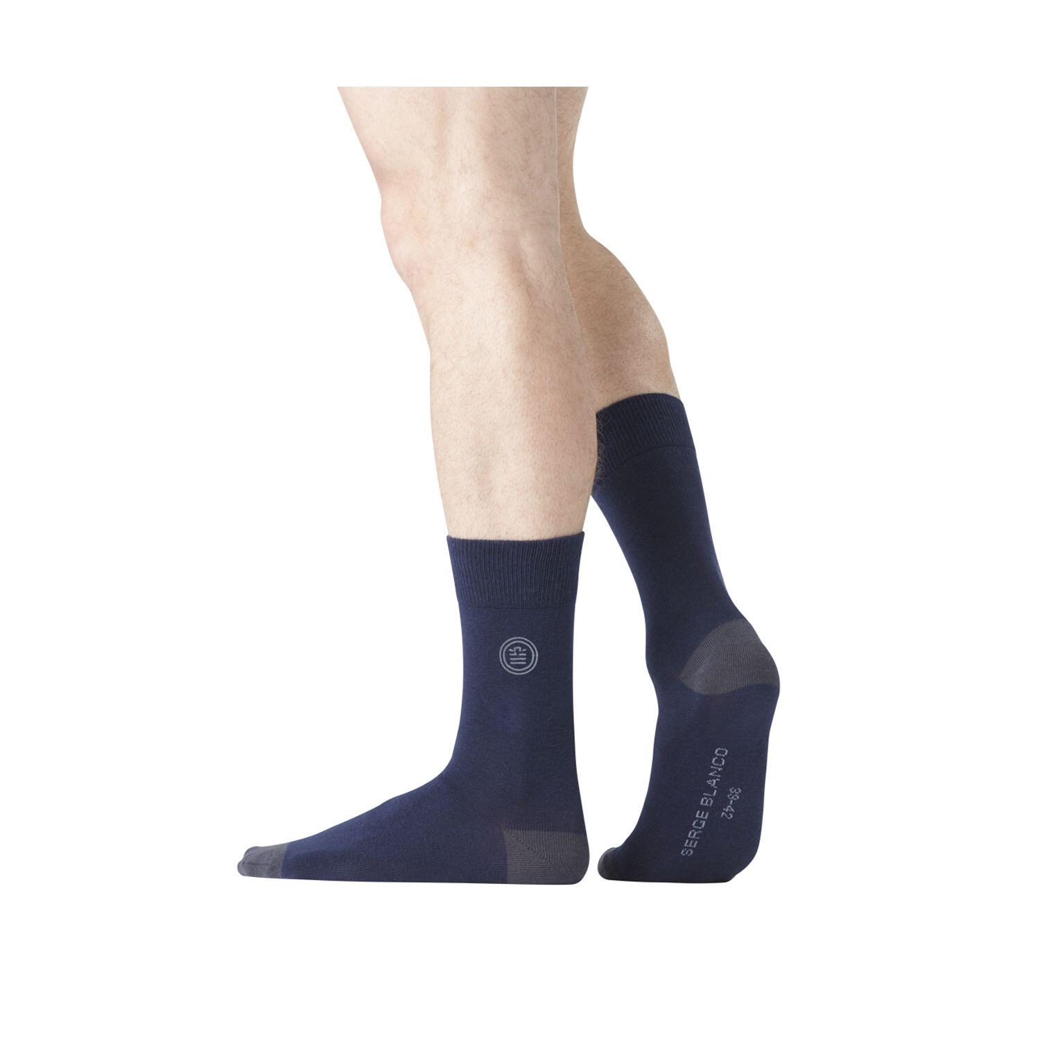 Lot de 6 Paires de Chaussettes de ville coton homme 2/5