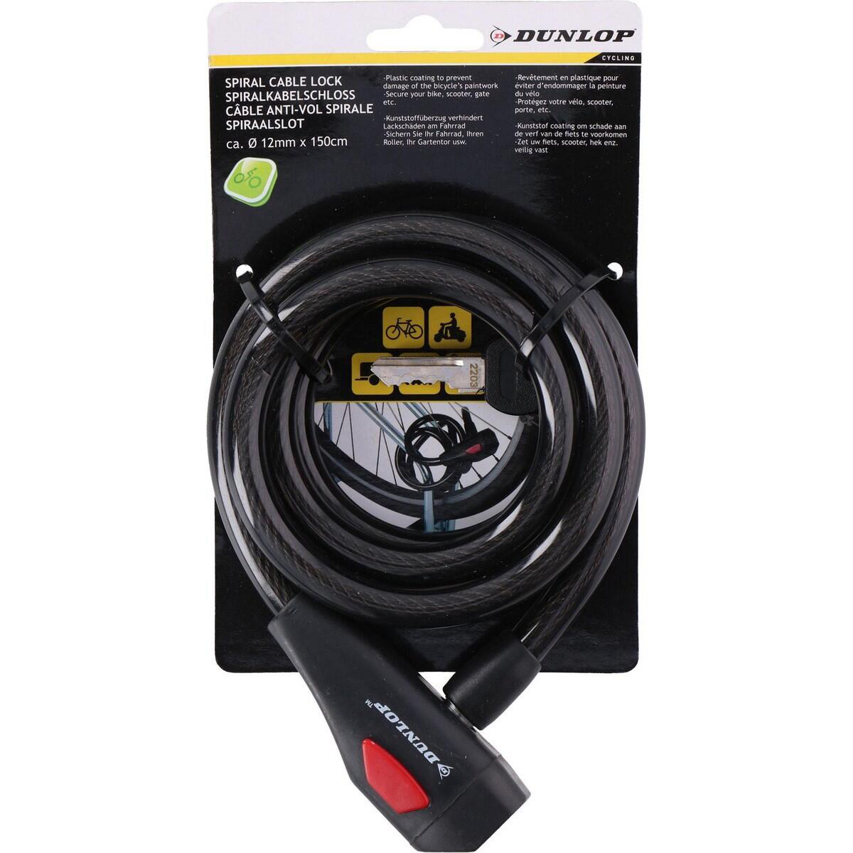 Câble antivol en spirale Dunlop 4/7