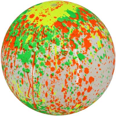 Waterpolobal kinderen spetterend verfdesign