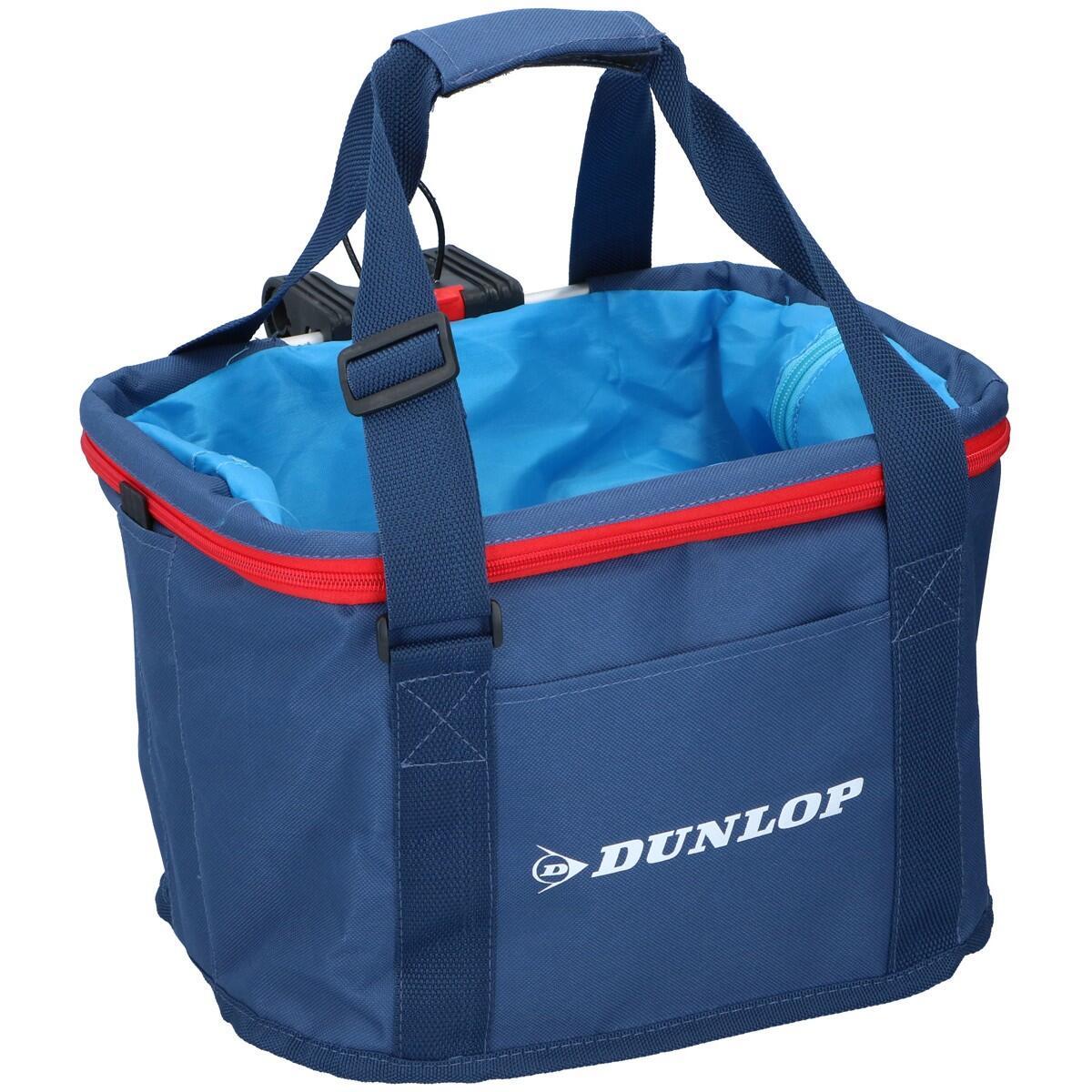 Koszyk rowerowy mocowany na przód na click 15L Dunlop
