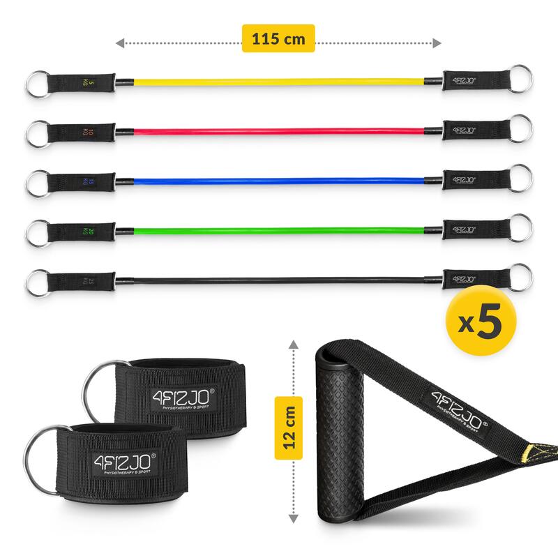 Set de 5 expandere pentru exerciții 4FIZJO