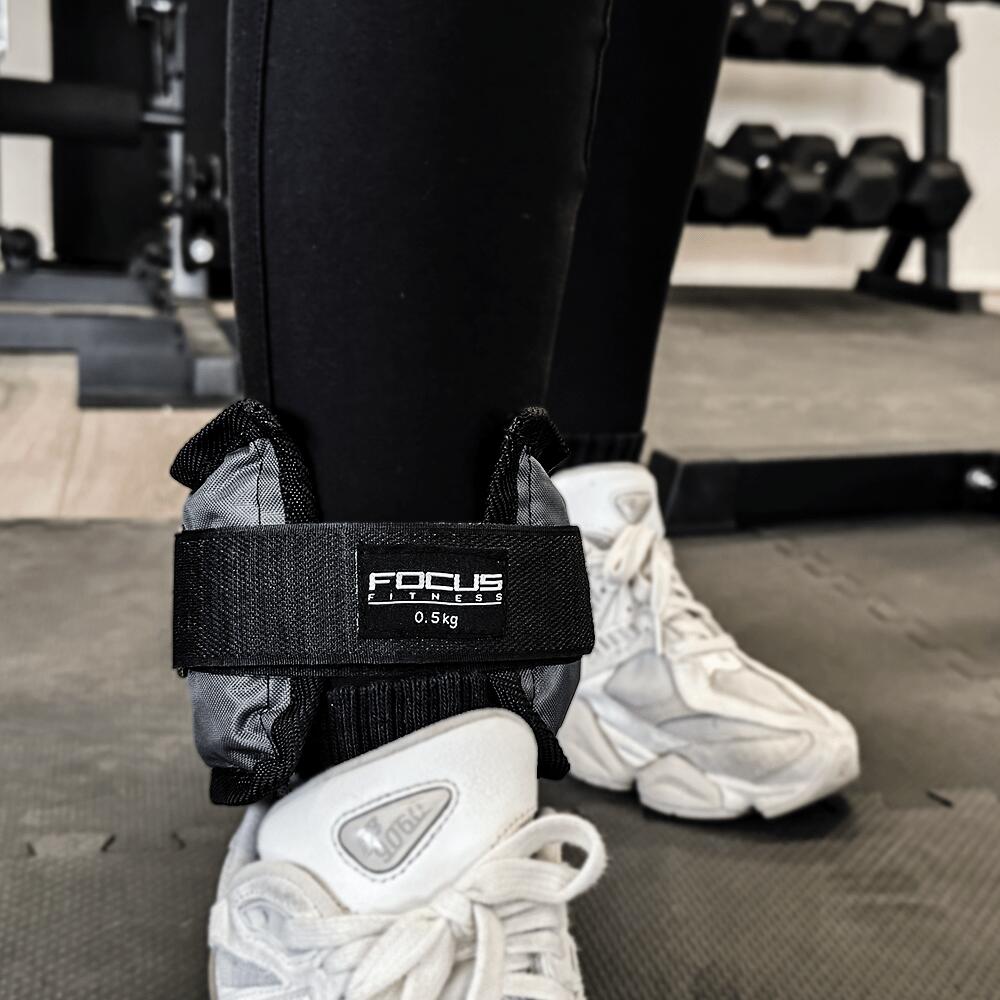 Pols-/enkelgewicht - 2 x 0,5 kg - Grijs 5/7