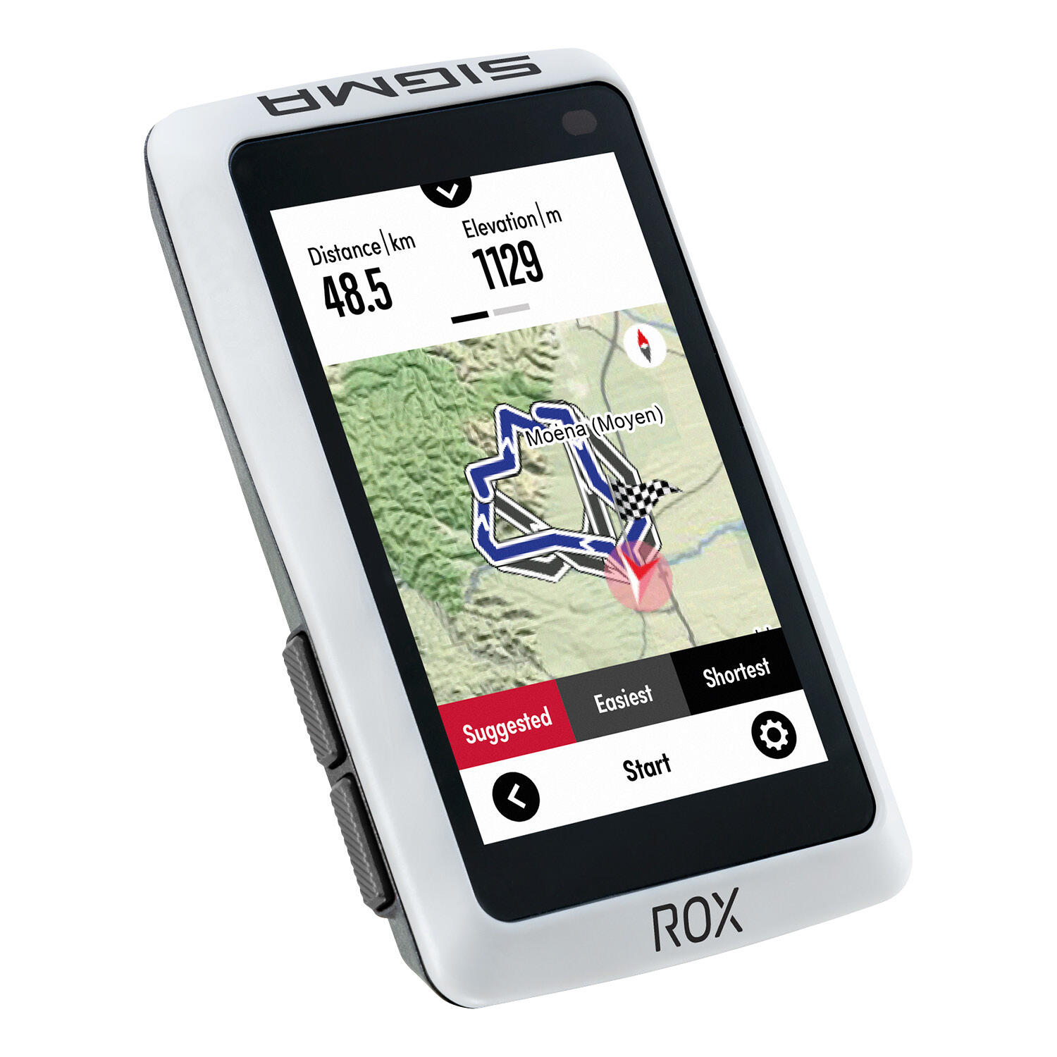 GPS-FAHRRADCOMPUTER ROX 12.1 EVO WEISS 2/8