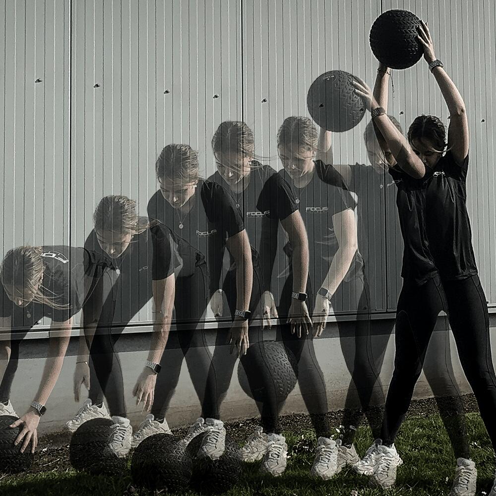 Slam Ball mit Griff - 1 kg 4/5