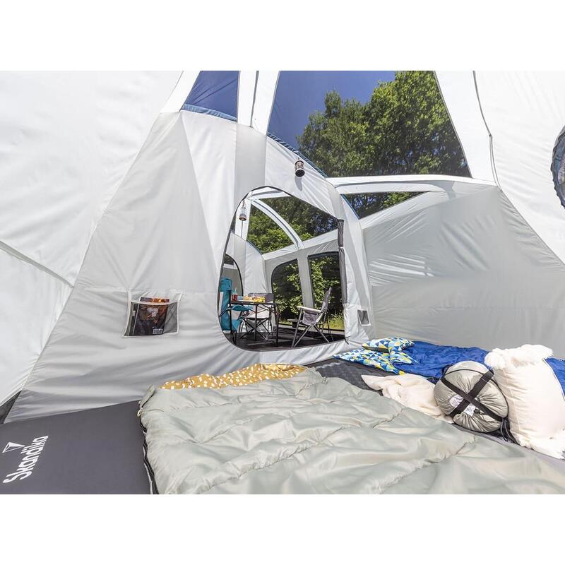 Tente tunnel monocouche - Tonsberg 10 Protect - toit filet - 10 personnes