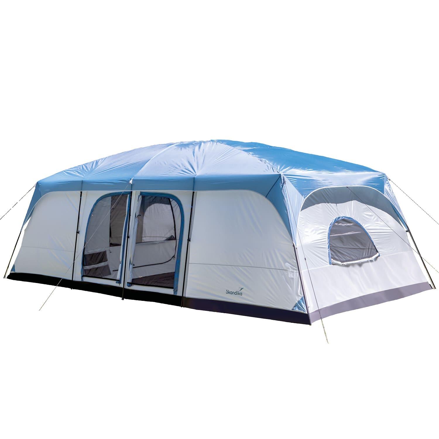 SKANDIKA Tunnelzelt - Tonsberg 10 Protect - Camping Zelt mit Single Skin - Moskitonetz