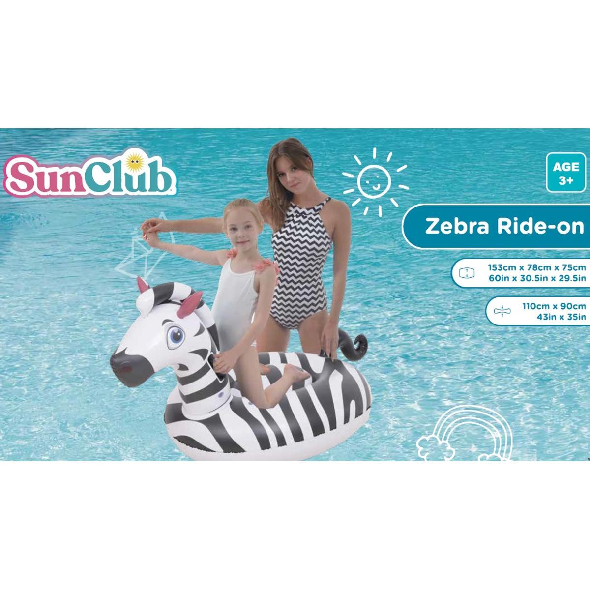 Zabawka dmuchana Sun Club 153x78x75CM zebra 7/7