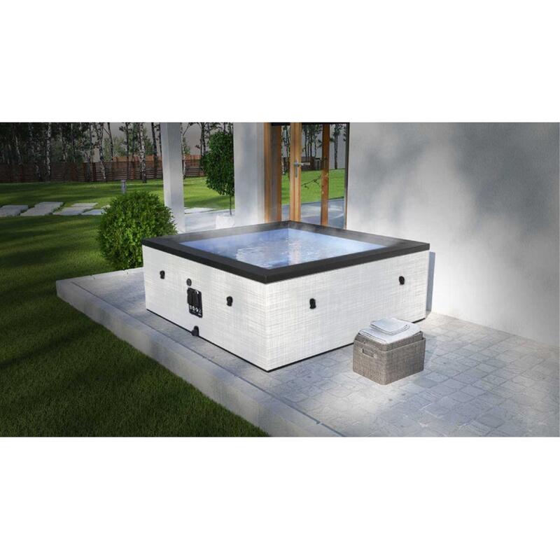 Spa 6 pers Netspa Celestia - Semi-rigid, 1100L, 180x70cm, Încălzire