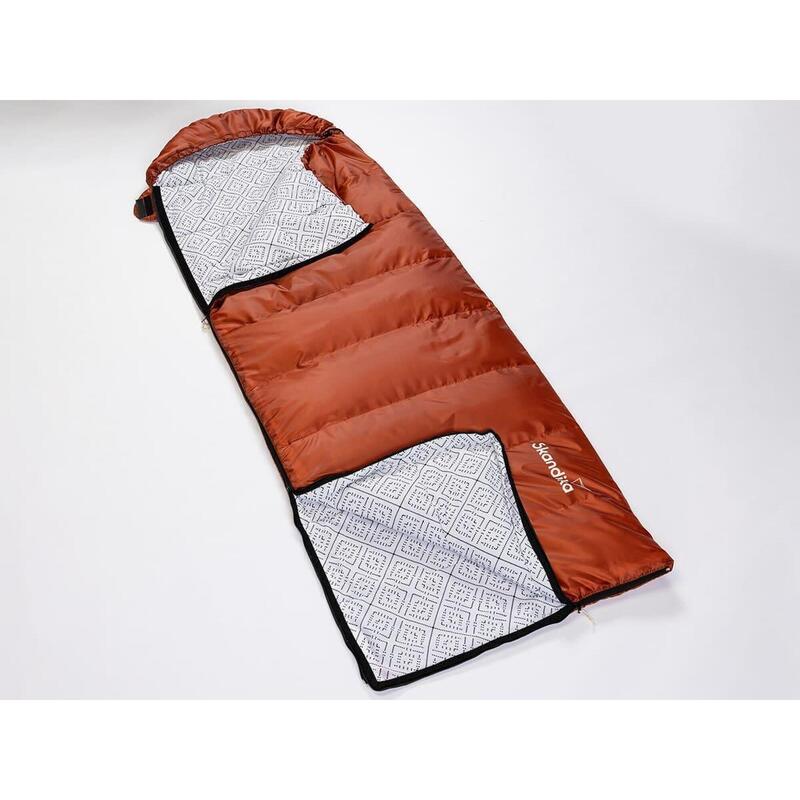 Sac de couchage Iceland rectangulaire - 3 Saisons - 220x80 cm - Zip à gauche