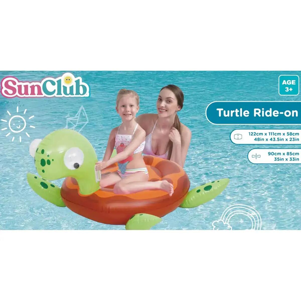 Zabawka dmuchana Sun Club 122x111x58 żółw 4/4