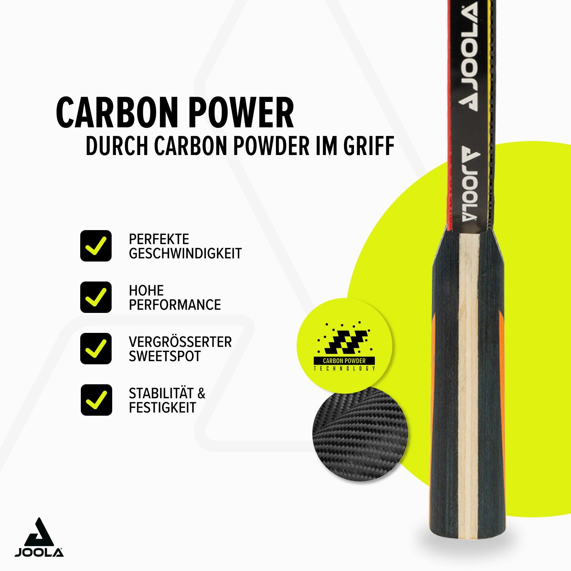 JOOLA Tischtennisschläger CARBON CONTROL 2/7
