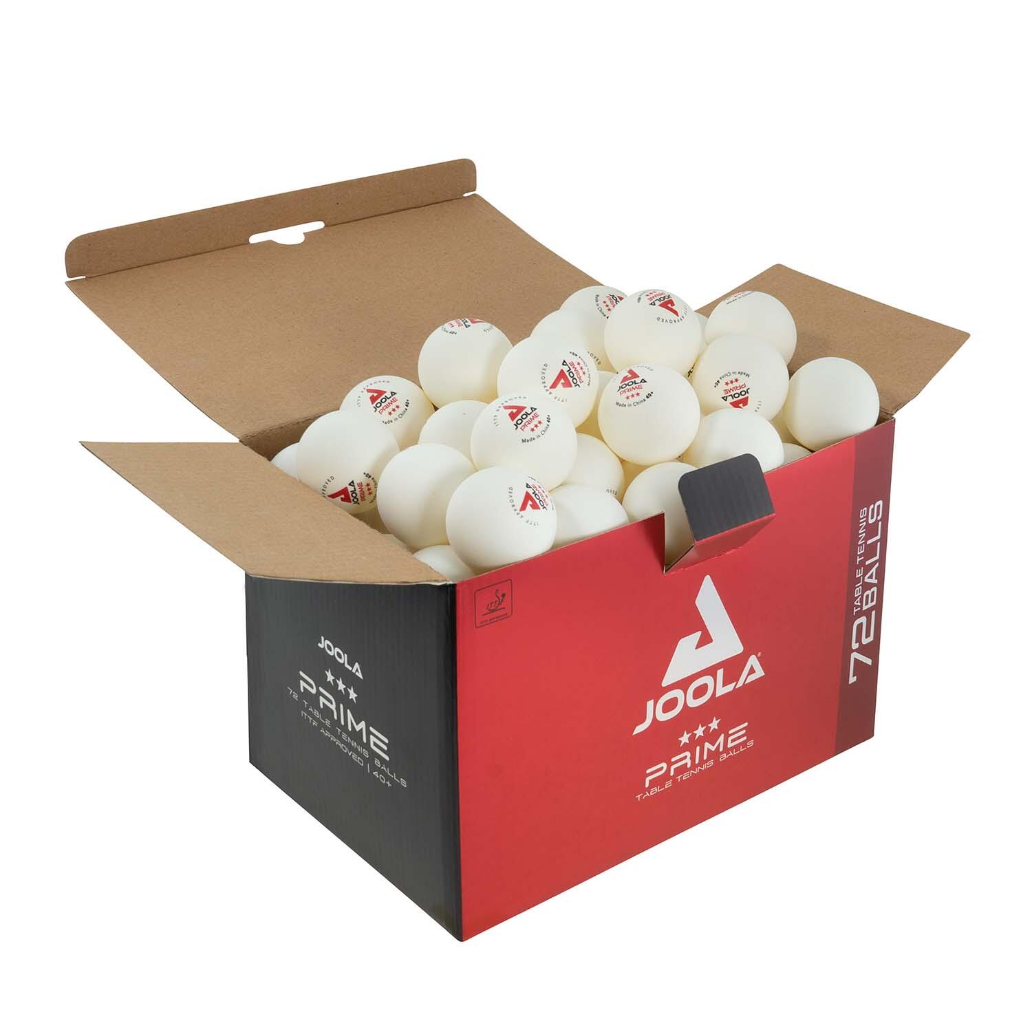 Tafeltennisballen JOOLA PRIME *** 40+ WHITE 72 2/6