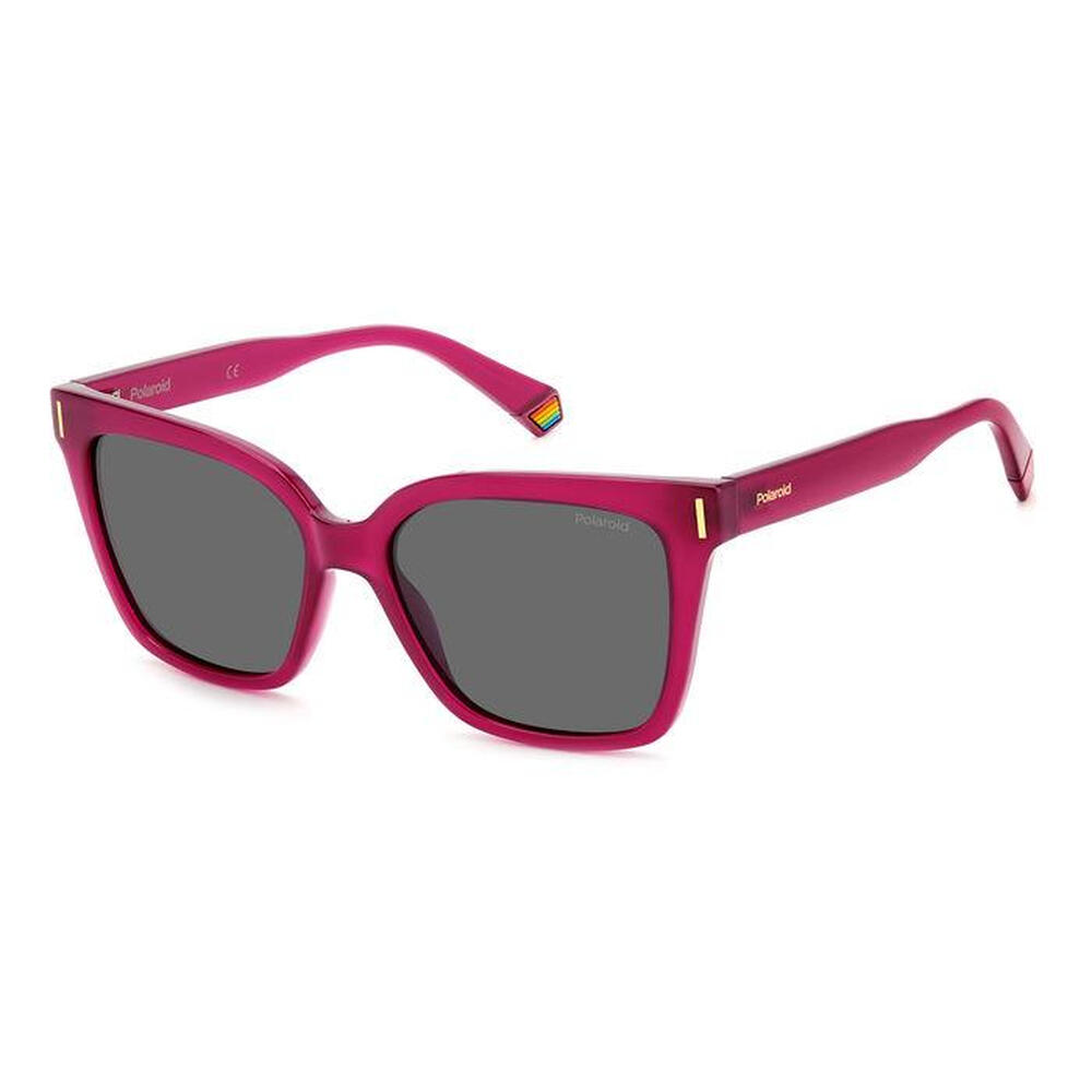 Polaroid - Lunettes De Soleil Polarisées Polaroid Pld 6192/s Mu1 Pour Femme, Taille 54 Mm - Lunettes De Soleil - Gris|rose - No Size - Decathlon