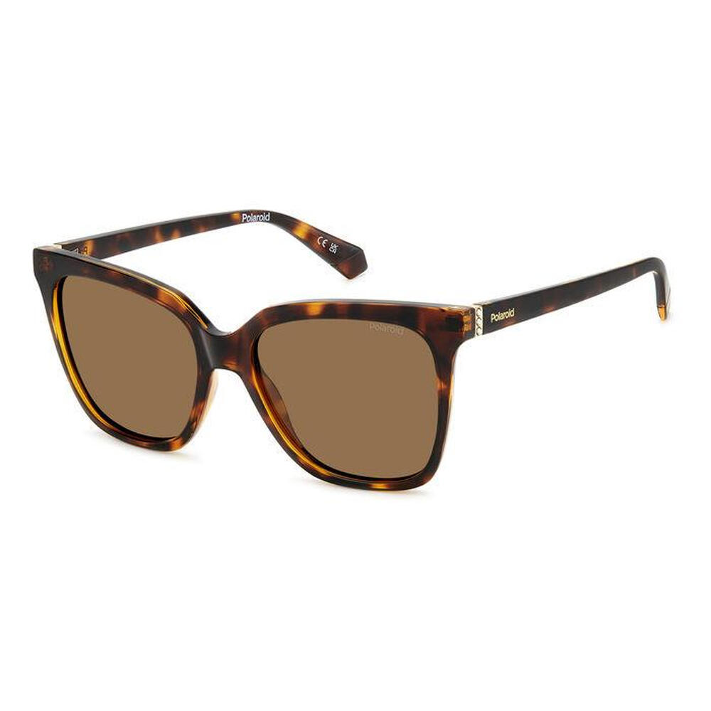 Polaroid - Lunettes De Soleil Polarisées Polaroid Pld 4155/s/x 086 Pour Femme, Taille 55 Mm - Lunettes De Soleil - Marron|multicolore - No Size - Decathlon