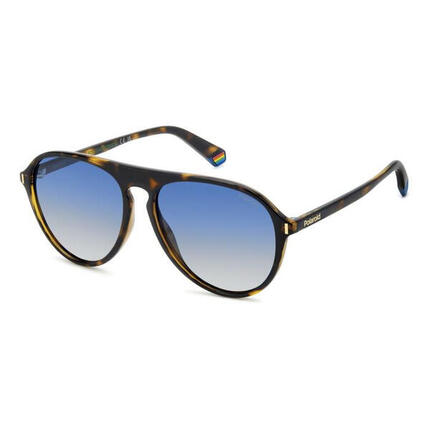 Lunettes de soleil polarisées POLAROID PLD 6225/S PJP homme, taille 57 mm