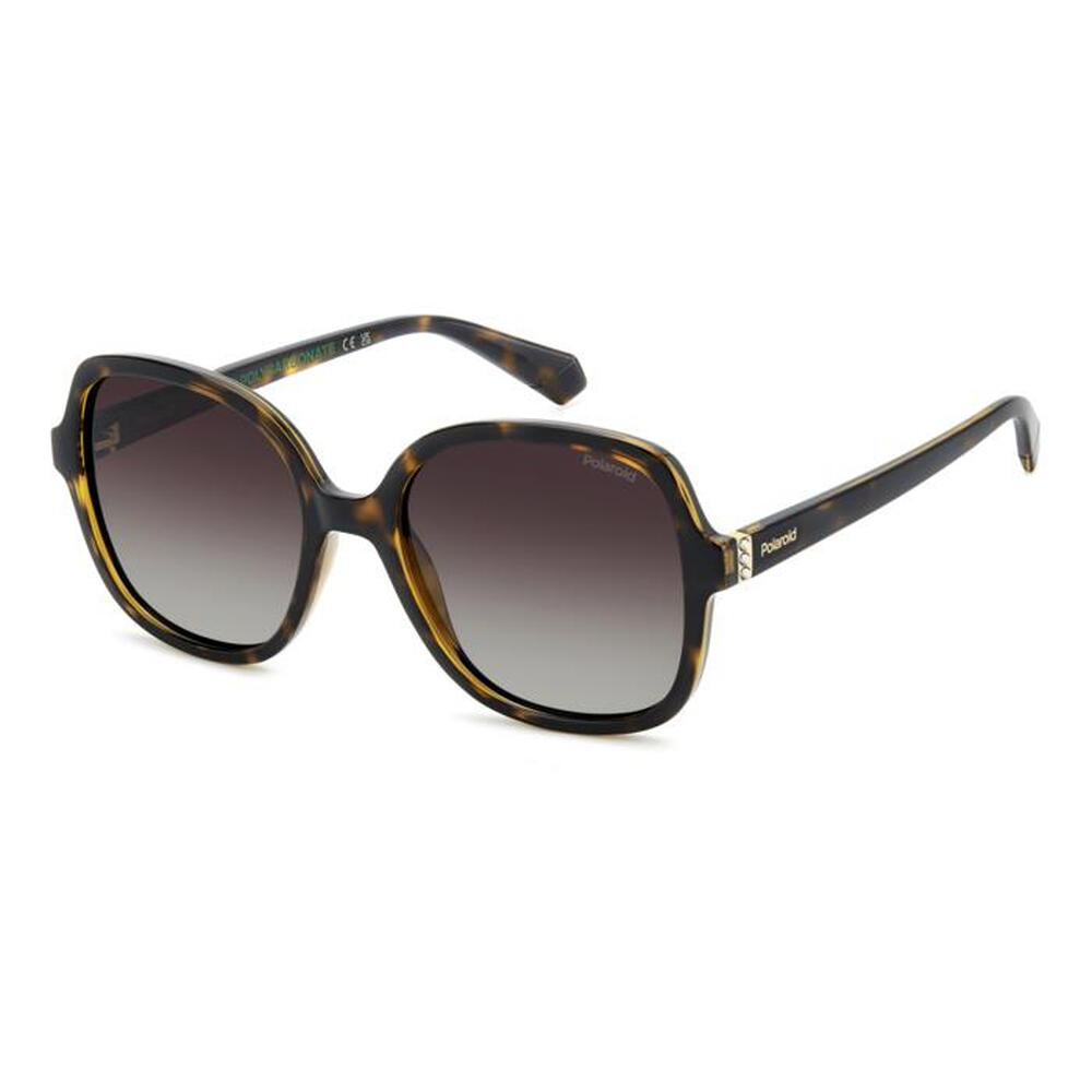 Polaroid - Lunettes De Soleil Polarisées Polaroid Pld 4177/s/x 086 Pour Femme, Taille 55 Mm - Lunettes De Soleil - Marron|multicolore - No Size - Decathlon