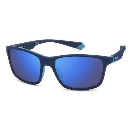 Lunettes de soleil polarisées POLAROID PLD 2153/S 0VK homme, taille 58 mm