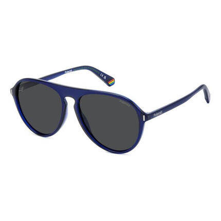 Lunettes de soleil polarisées POLAROID PLD 6225/S PJP homme, taille 57 mm