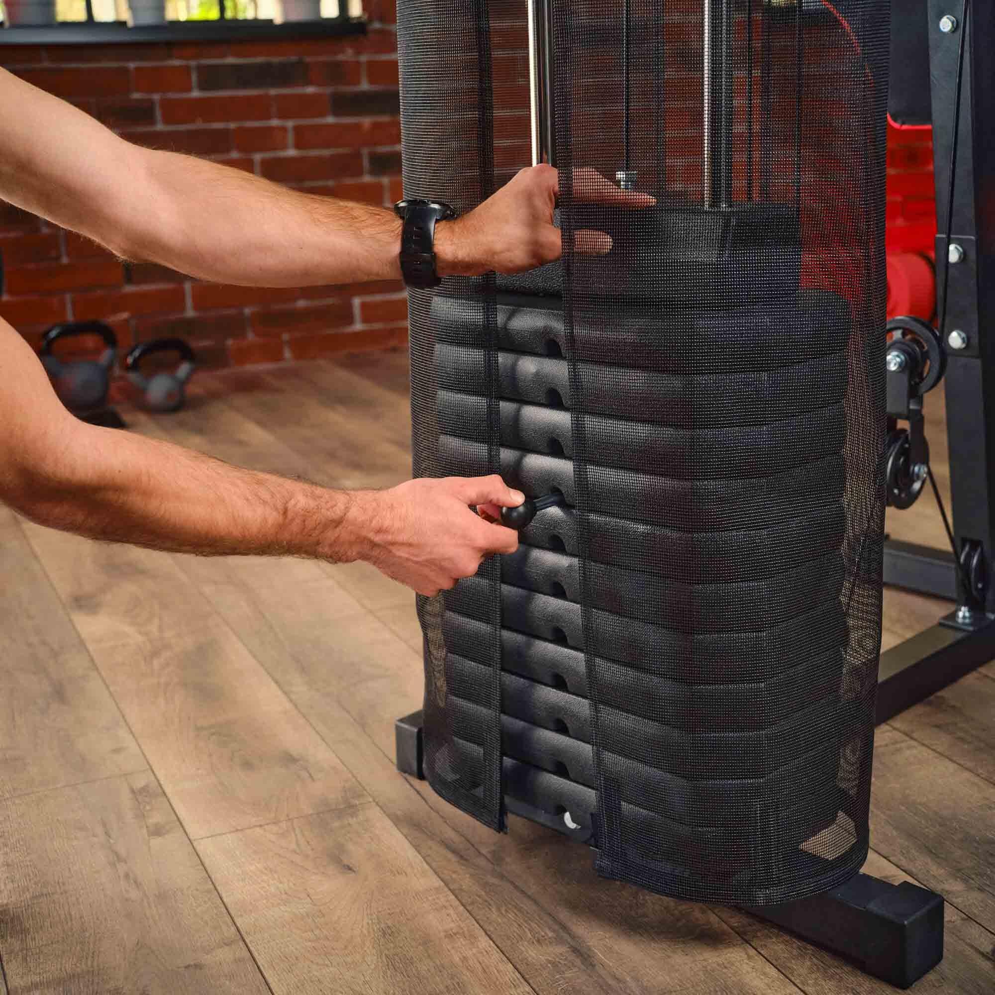Atlas de musculation pour entraînement de force Hop-Sport HS-1044K à une station 7/7