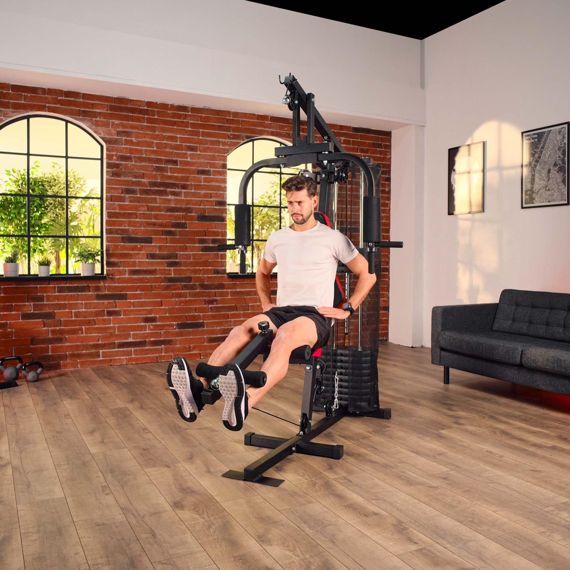 Atlas de musculation pour entraînement de force Hop-Sport HS-1044K à une station 5/7
