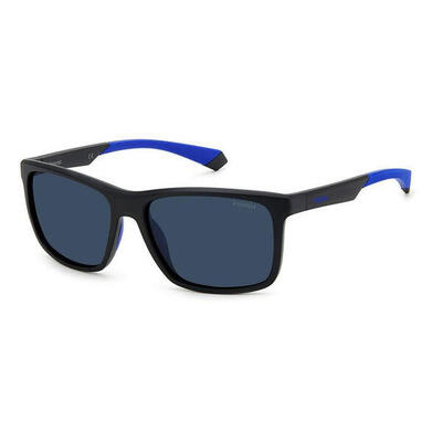 Occhiali da sole polarizzati Polaroid 7043/S 0VK Colore Nero / Blu