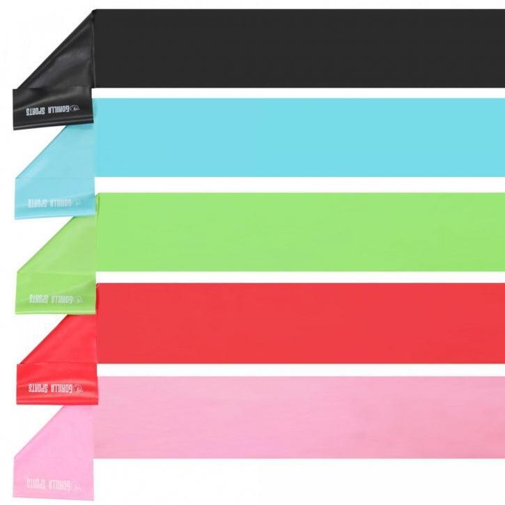 Gorilla Sports - Bande Élastique De Fitness | 120 Cm | Fitness Et Cross Training - Bande Élastique - Multicolore|noir|vert - 3 Kg - Decathlon