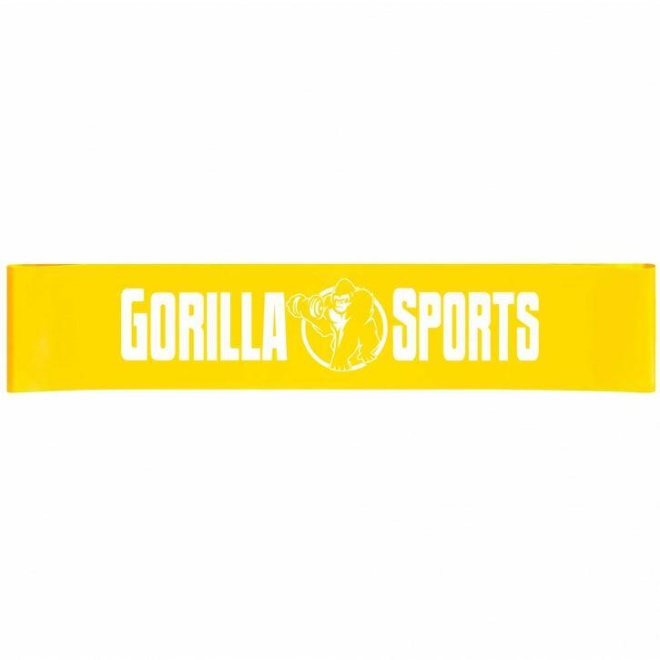 GORILLA SPORTS Fitnessband - Zwart - 1,2 mm - Weerstandsband - 35 LB - 15,8 kg