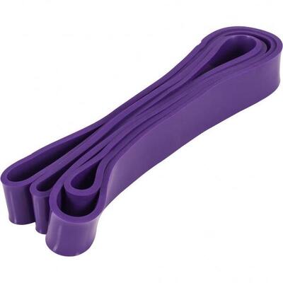 Weerstandsband paars - resistance band - 32 mm - latex - 30 - 90 lbs