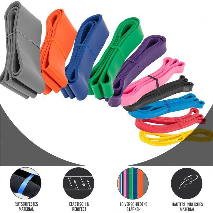 Banda Elástica Resistencia Gorilla Sports Púrpura Ca 13,6 a 40,8 Kg 4/7