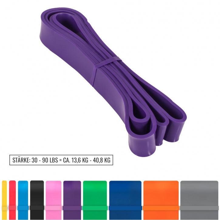 Banda Elástica Resistencia Gorilla Sports Púrpura Ca 13,6 a 40,8 Kg 2/7