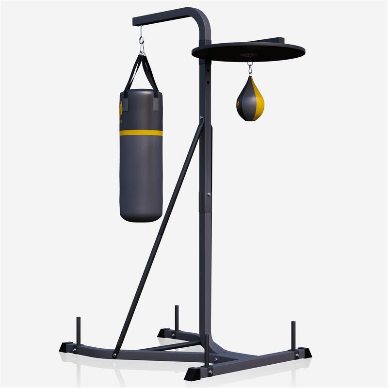 GYRONETICS Boxstation mit Boxsack und Punching Ball