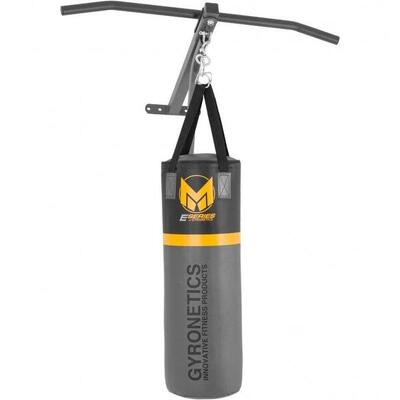 Gyronetics 2-in-1 bokszak en optrekstang – ruimtebesparend – bokszak 21 kg –