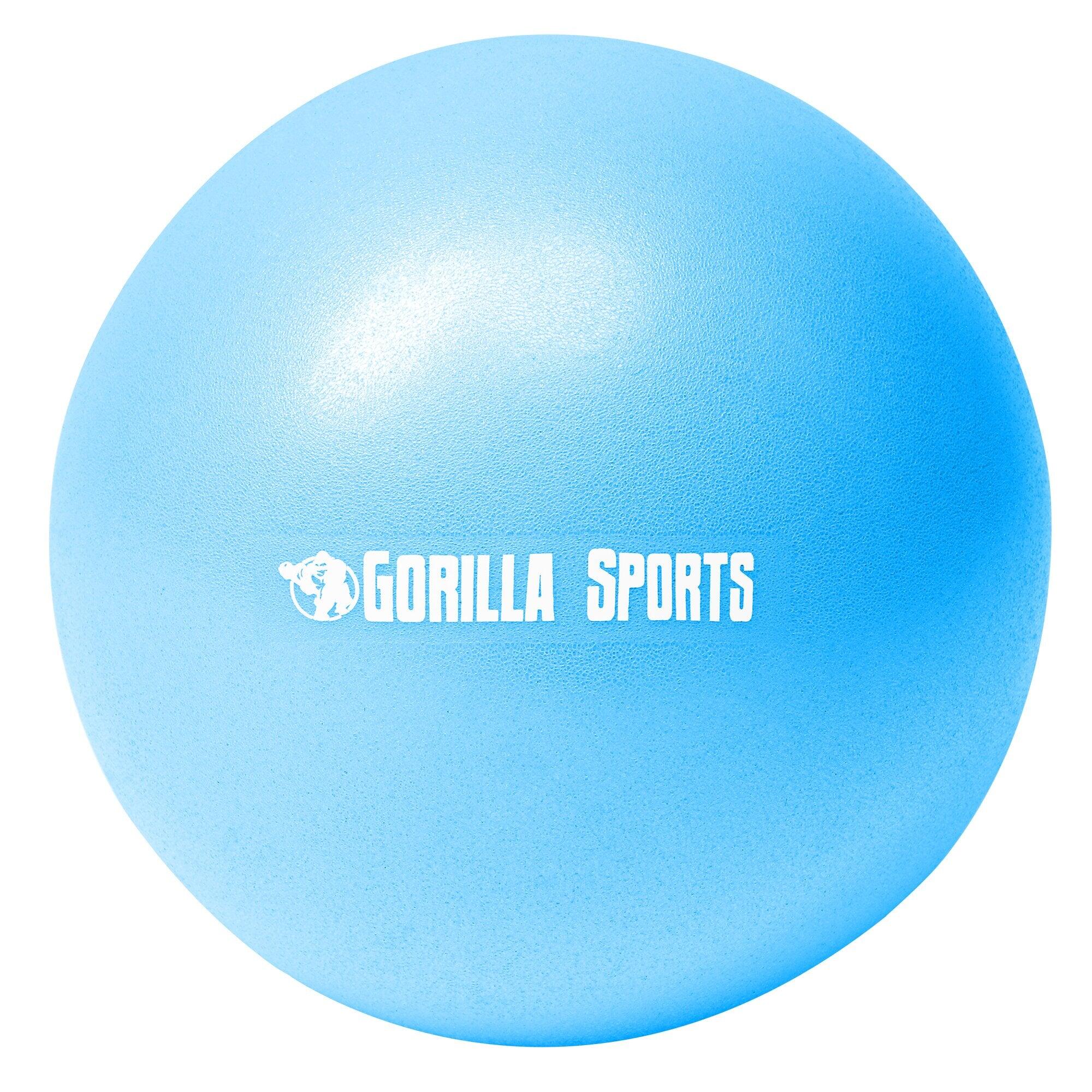 GORILLA SPORTS Mini Pilates Bal - Fitnessbal - 28 cm - Blauw